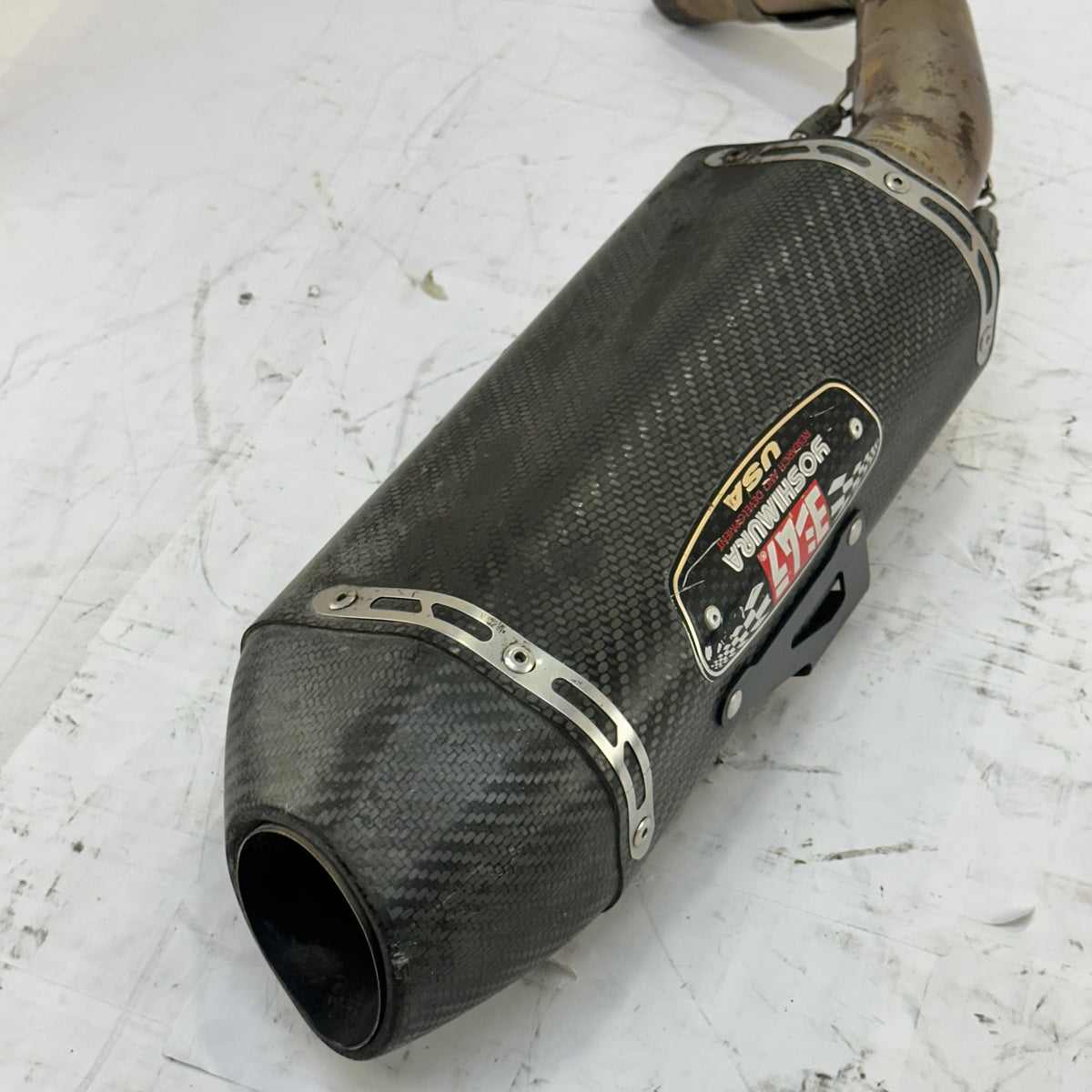 2009 - 2014 YAMAHA YZF-R1 YOSHIMURA DUAL EXHAUST MUFFLERS SLIP ON SILENCER SET