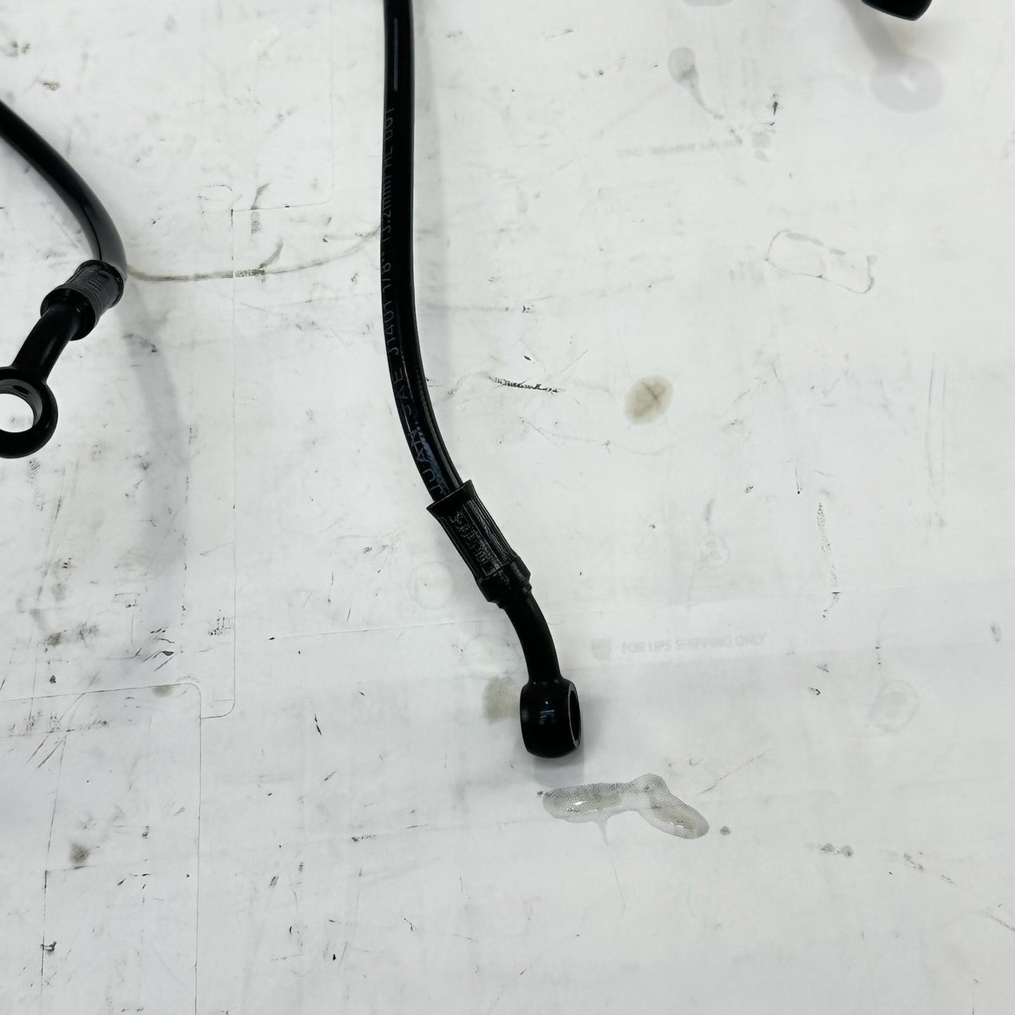 2021 - 2026 APRILIA RS 660 ABS BRAKE LINES HOSES FRONT REAR SET BLACK STOCK