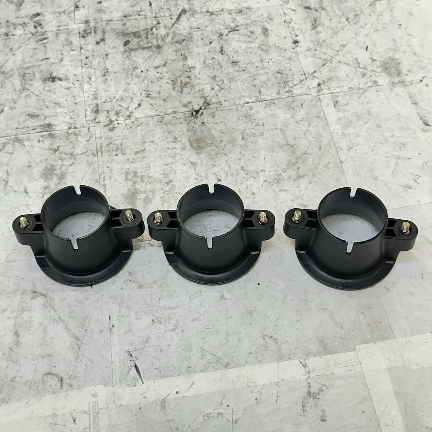 2013 - 2017 TRIUMPH DAYTONA 675 AIRBOX VELOCITY STACKS TRUMPETS SET STOCK OEM