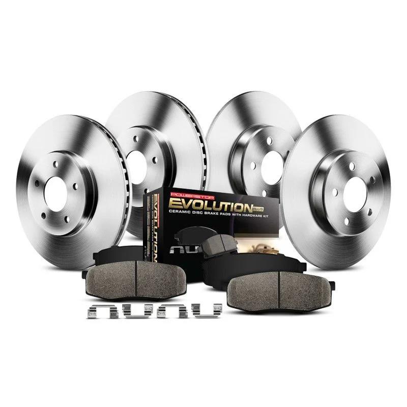 For Lexus IS250 14-15 Brake Kit 1-Click Autospecialty Replacement Plain Front &