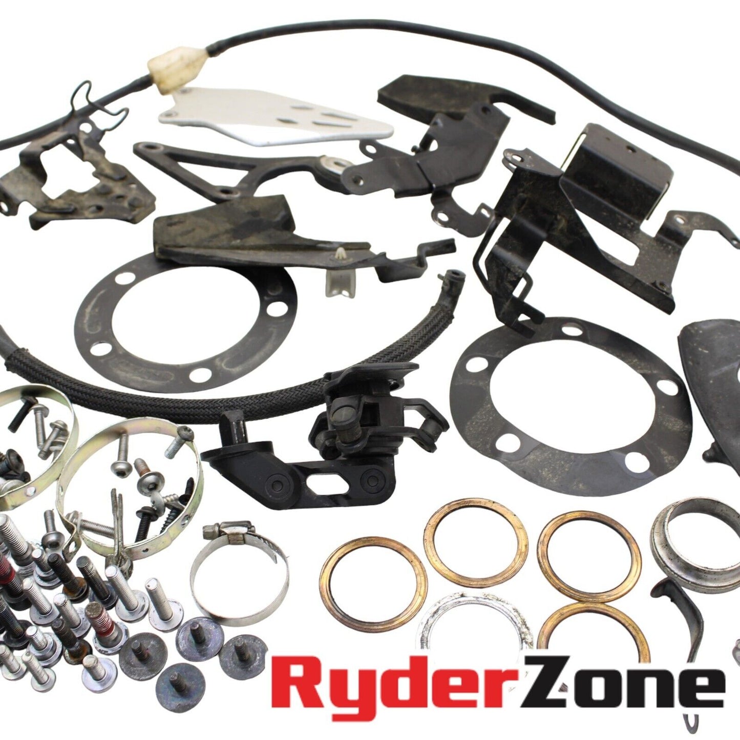 2019 - 2023 KAWASAKI NINJA ZX6R JUEGO DE TORNILLOS ARANDELAS ABRAZADERAS SOPORTE DE SOPORTE