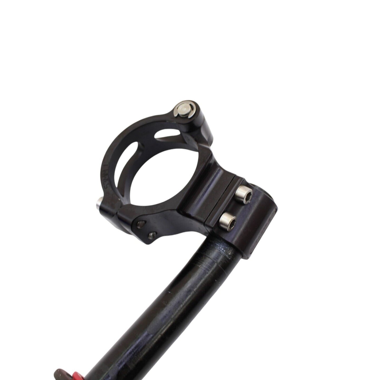 2008 - 2013 DUCATI 848 CLIP ON SET LEFT RIGHT HANDLE BAR *BENT / NOT STRAIGHT*