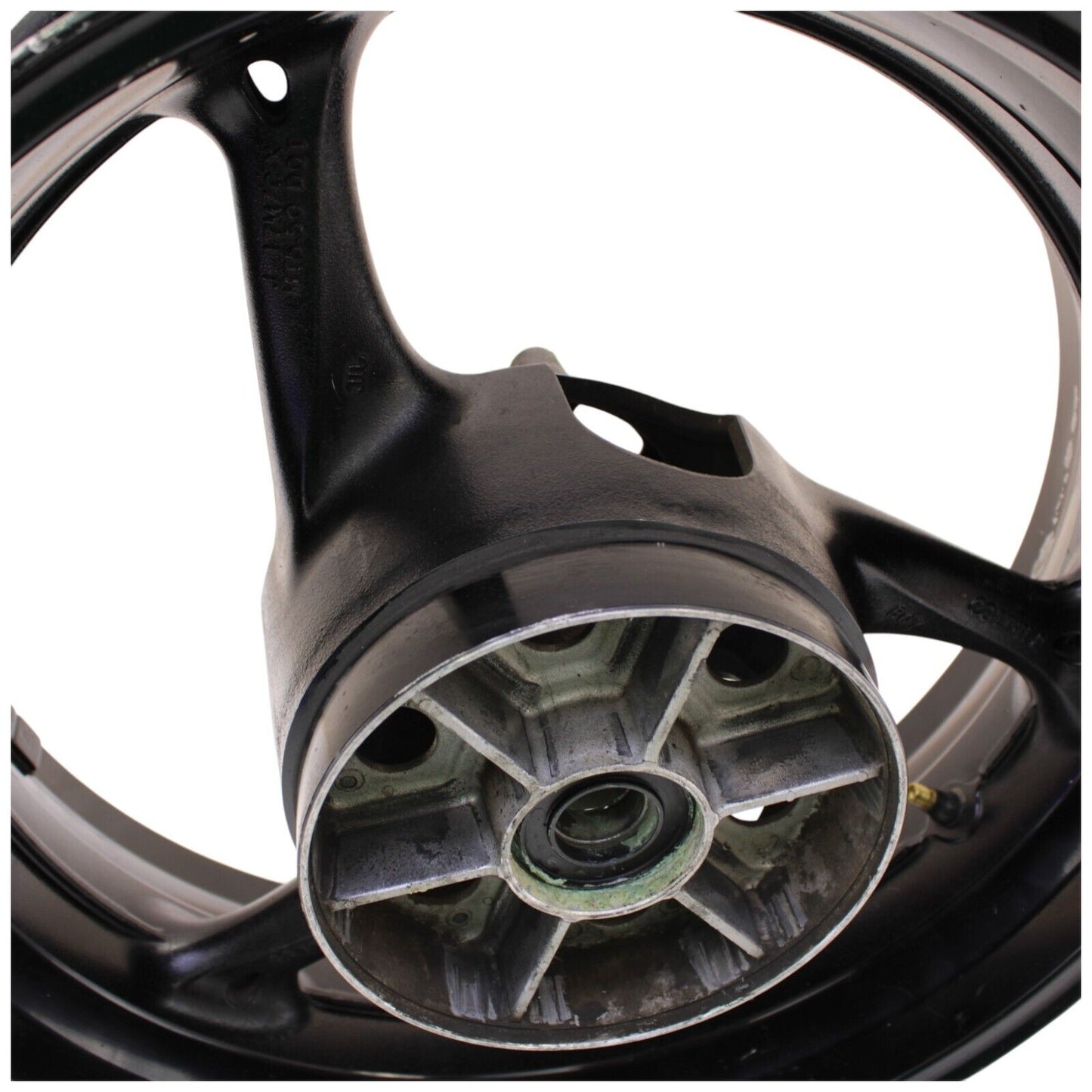 2011 - 2024 SUZUKI GSXR600 GSXR750 REAR RIM BLACK STOCK *SLIGHTLY BENT*