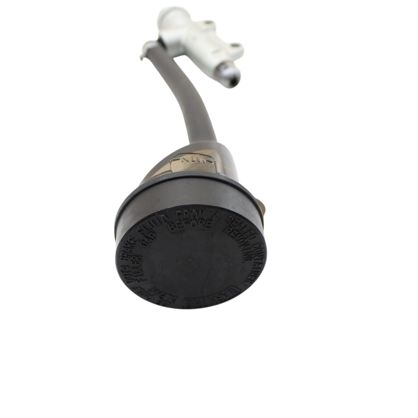 2020 - 2024 BMW S1000RR REAR BRAKE MASTER CYLINDER AND RESERVOIR STOCK SILVER