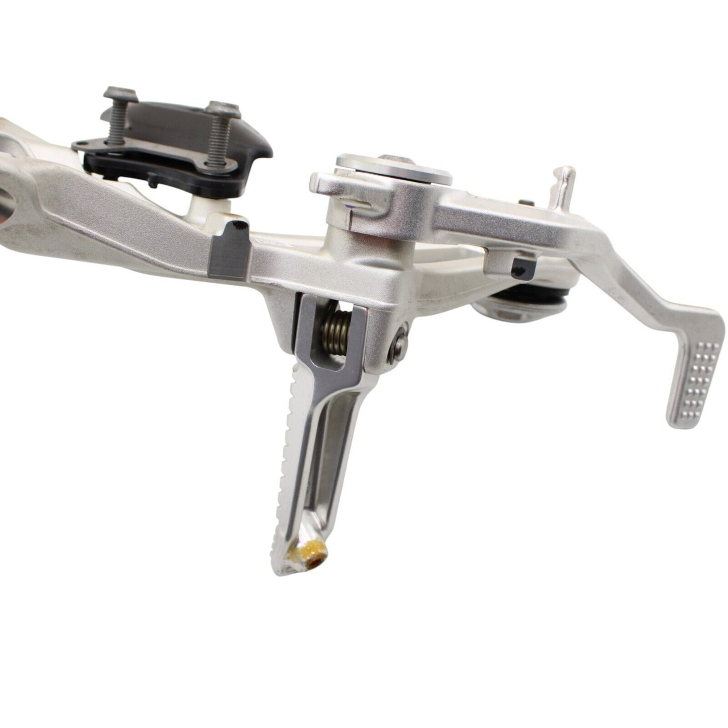 2020 - 2024 BMW S1000RR RIGHT REARSET FOOT PEG BRAKE PEDAL BRACKET SILVER STOCK