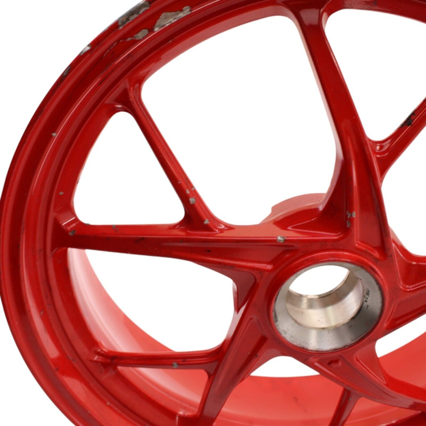 2020 - 2023 DUCATI PANIGALE V2 REAR RIM WHEEL RED * SLIGHT BEND*