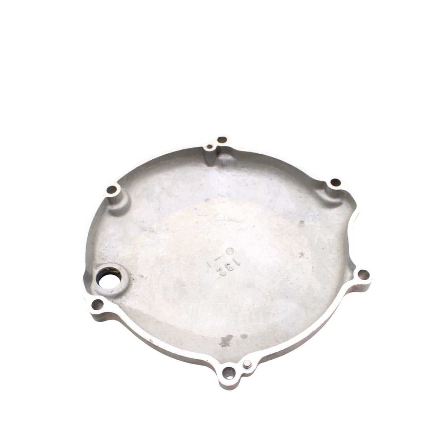 1999 - 2002 KAWASAKI KX125 CRANKCASE CLUTCH COVER RIGHT SIDE ENGINE CAP SILVER