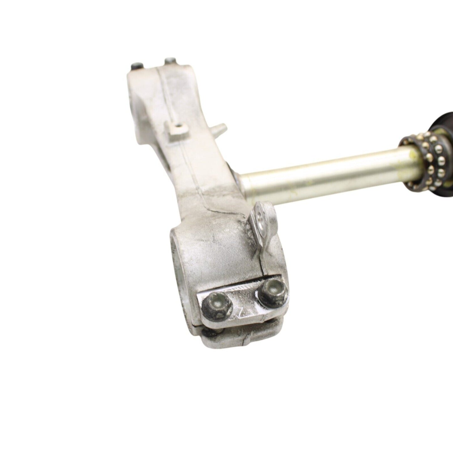 2017 - 2024 SUZUKI GSXR 1000 R TRIPLE TREE CLAMP STEERING STEM SILVER FRONT OEM