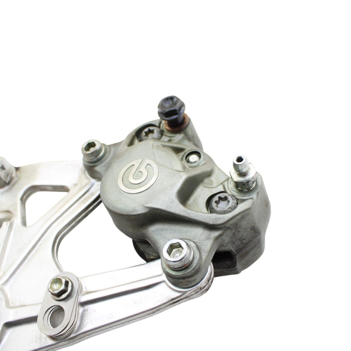 2016 - 2019 DUCATI PANIGALE 959 REAR BRAKE CALIPER SILVER BREMBO BRACKET STOCK