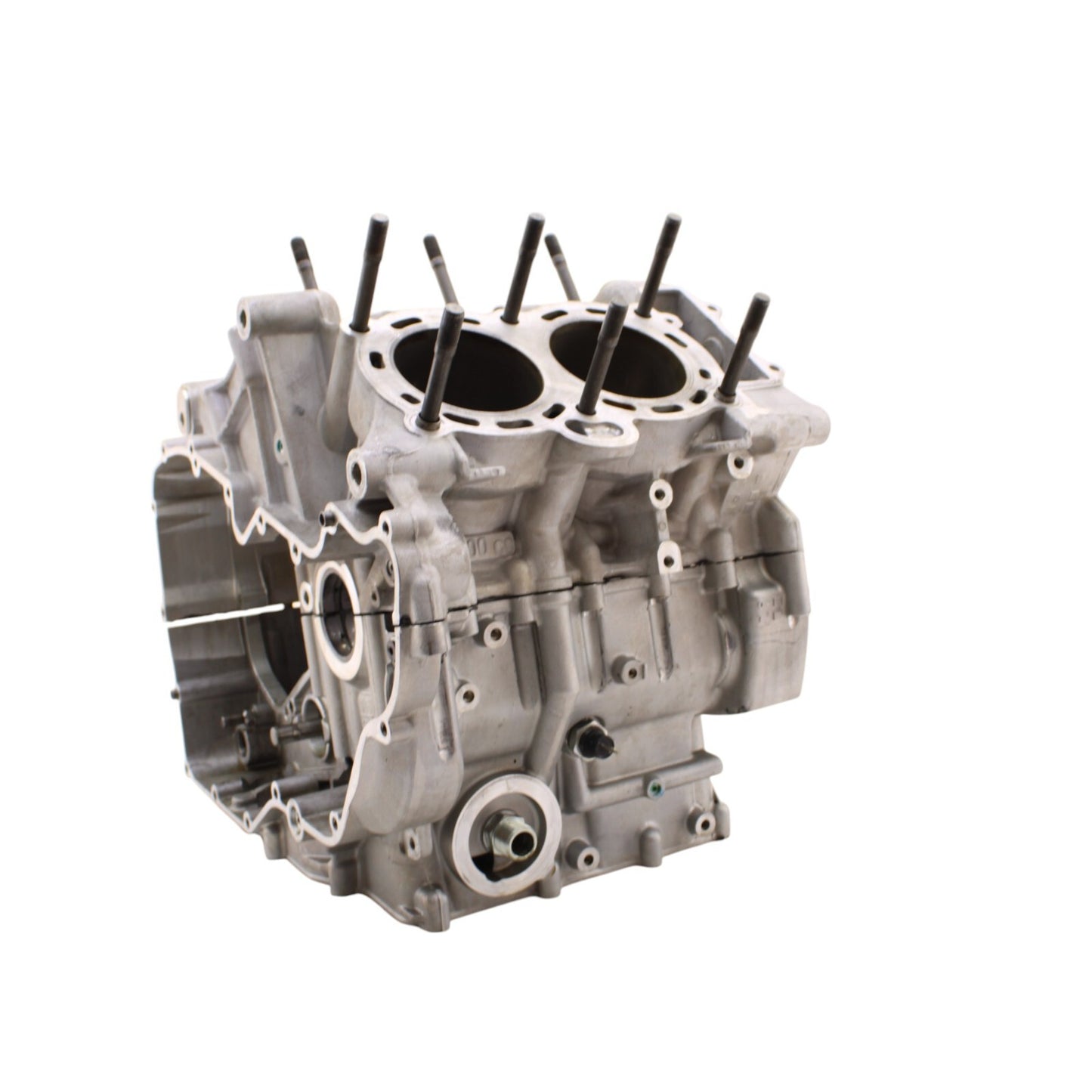 2010 - 2014 APRILIA RSV4 CRANKCASE SET ENGINE MOTOR CRANK CASES BLOCK SILVER