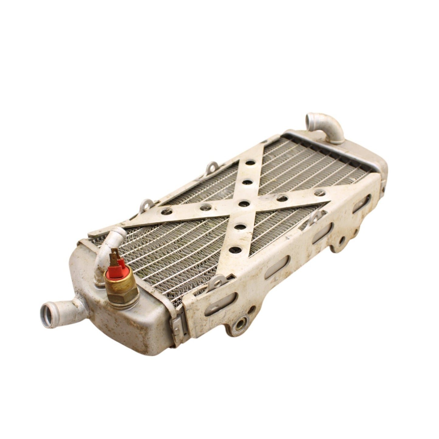 2000 - 2003 KTM 520 EXC RADIATOR SET COOLING FINS LEFT RIGHT SILVER