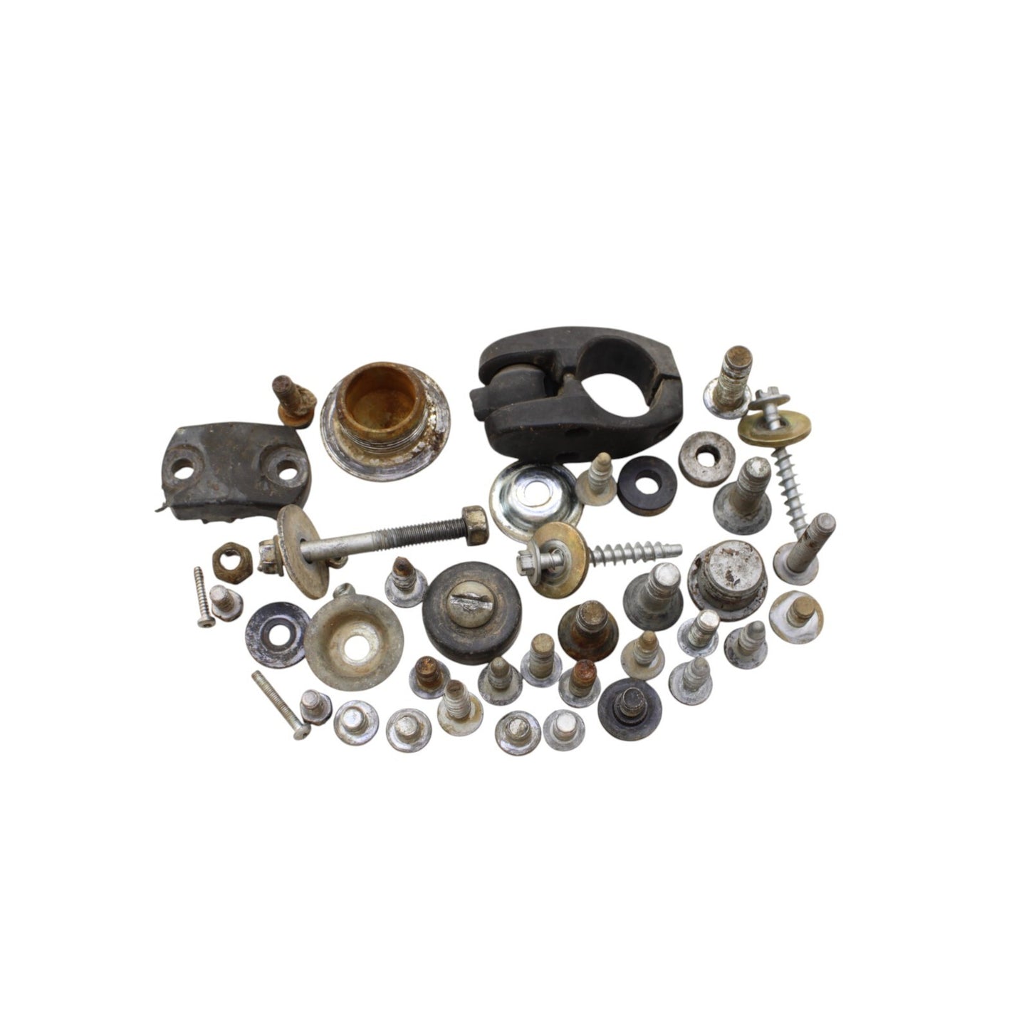 2000 - 2003 KTM 520 EXC BOLTS SET HARDWARE STOCK SILVER