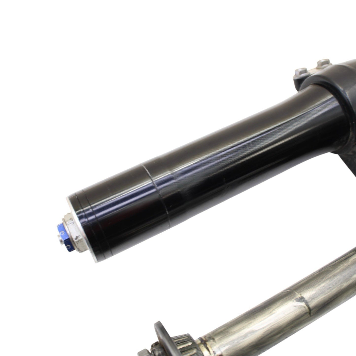 2007 - 2012 HONDA CBR600RR FORKS TRIPLE TREE AXLE FRONT SUPENSION BLACK STOCK