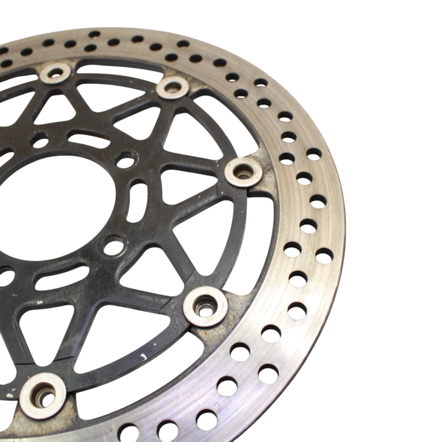 2003 2004 SUZUKI GSXR1000 FRONT BRAKE ROTORS SILVER STOCK LEFT RIGHT (5.72)