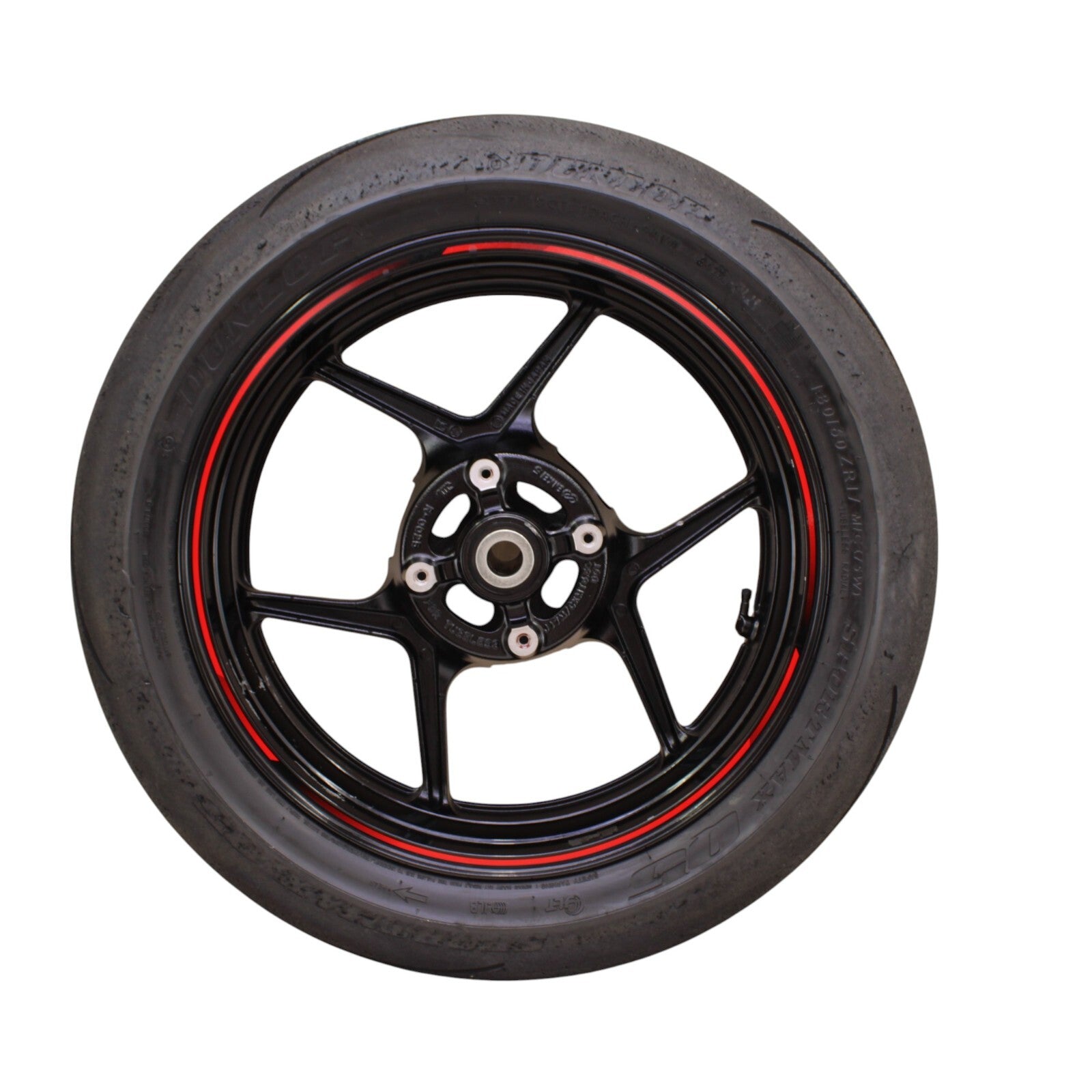 rin様 2019 - 2025 KAWASAKI NINJA ZX6R REAR WHEEL RIM STRAIGHT BLACK
