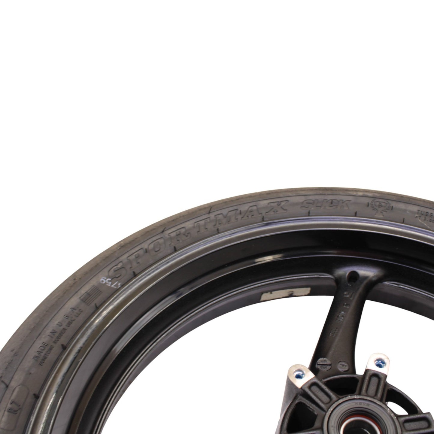 2011 - 2024 SUZUKI GSXR 600 GSXR 750 FRONT WHEEL RIM RACE TIRE STRAIGHT