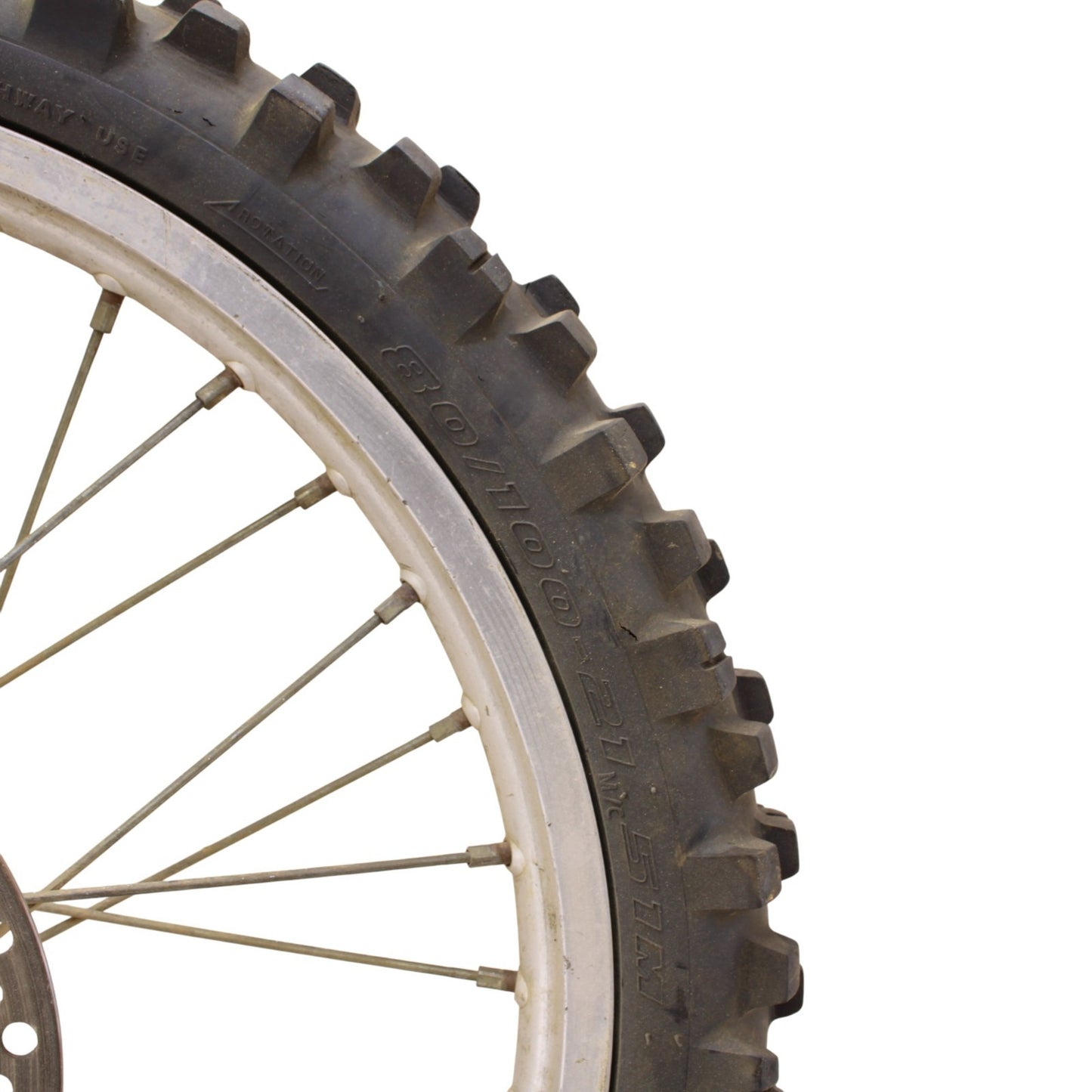 1997 - 2001 HONDA CR250R FRONT WHEEL RIM ROTOR TIRE RUBBER