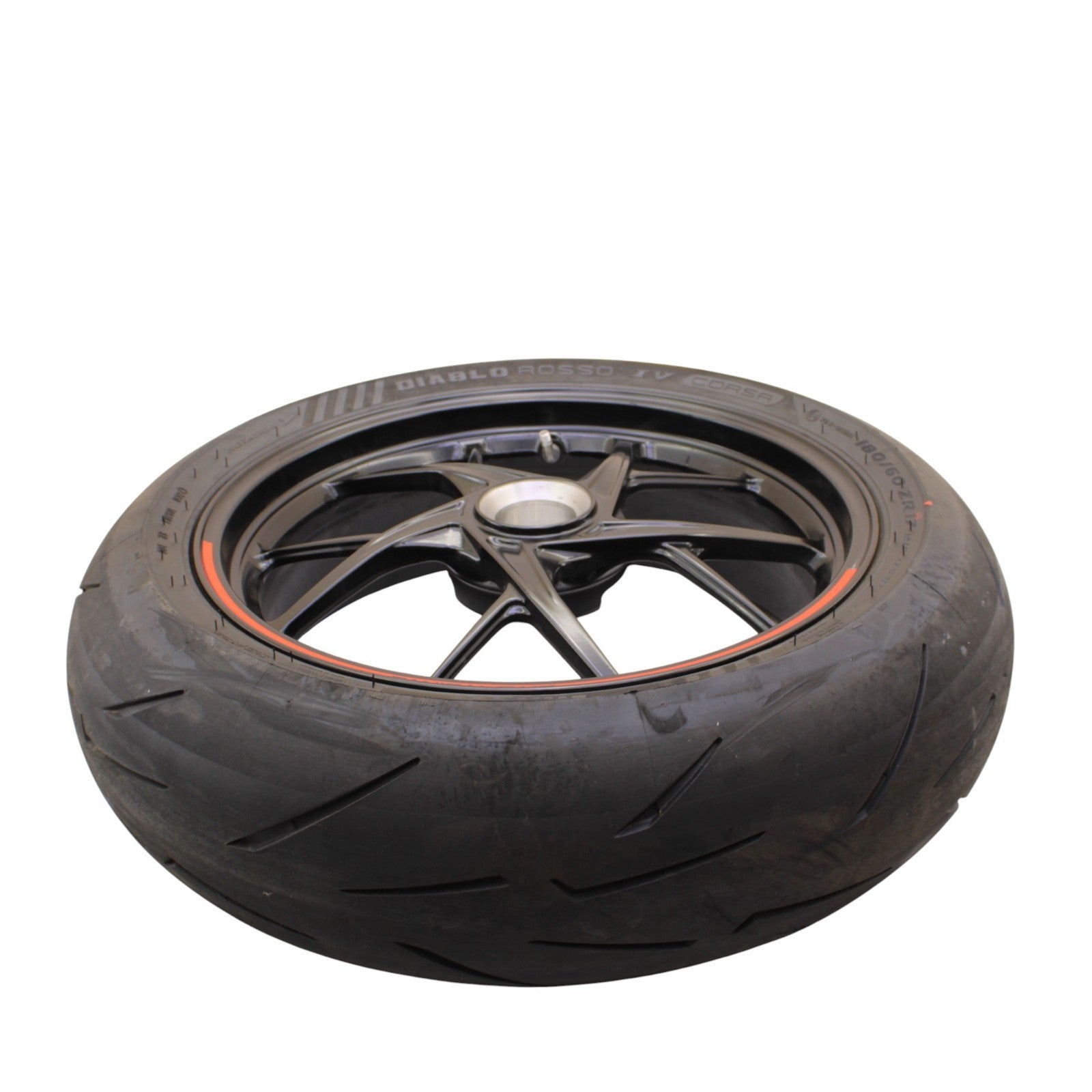 2020 - 2024 DUCATI PANIGALE V2 REAR WHEEL BACK RIM TIRE BLACK OEM