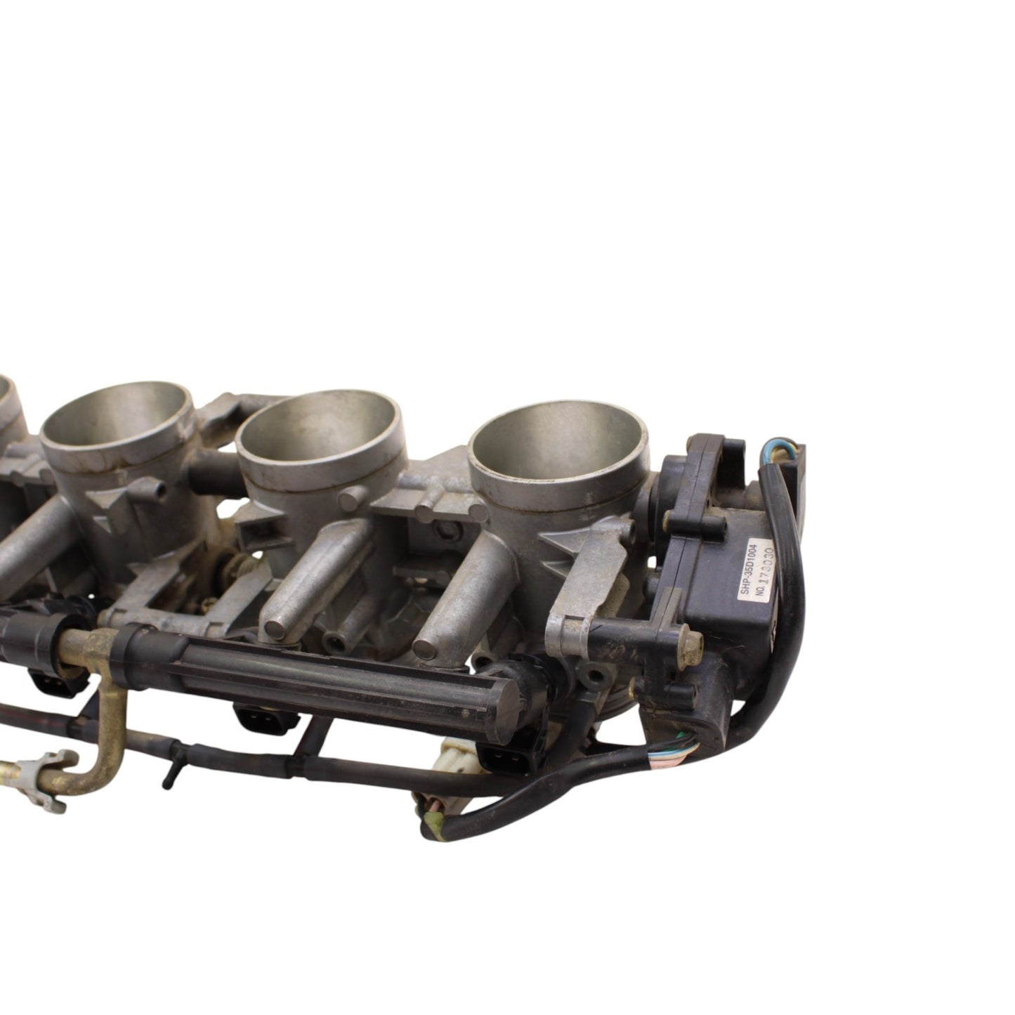 2003 2004 SUZUKI GSXR 1000 THROTTLE BODIES MAIN FUEL INJECTORS STOCK OEM