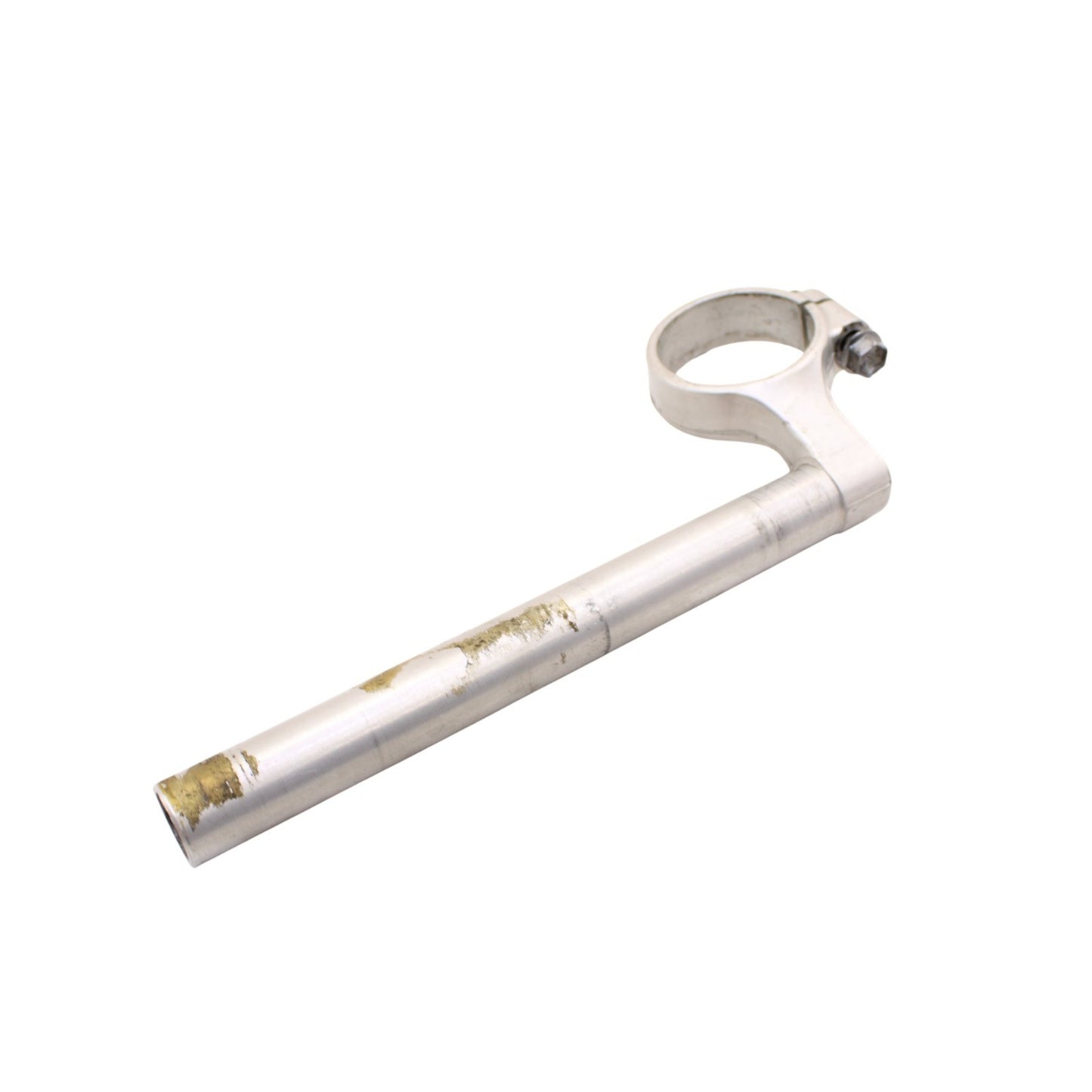 2003 2004 SUZUKI GSXR 1000 CLIP ON HANDLE BAR LEFT RIGHT SET SILVER STRAIGHT