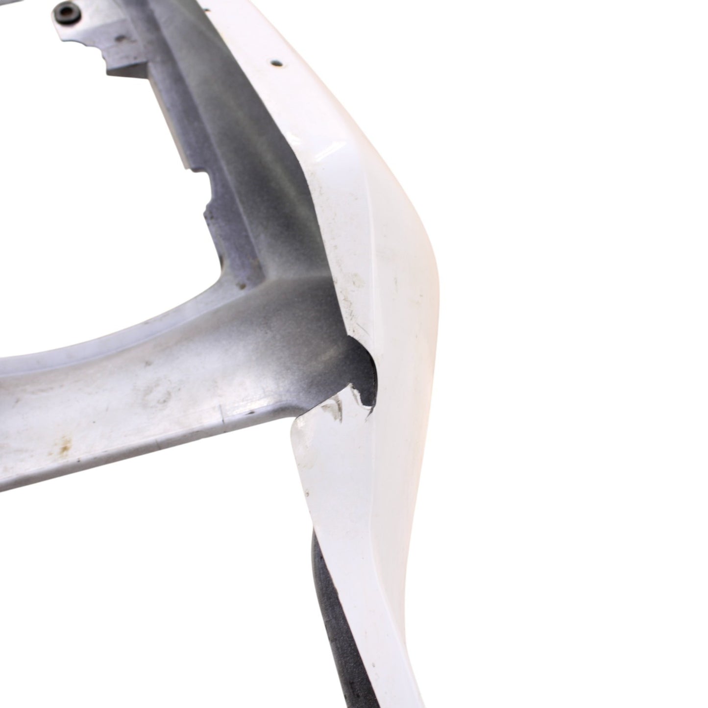 2003 2004 SUZUKI GSXR 1000 REAR BACK TAIL FAIRING COWL SHROUD WHITE PLASTIC