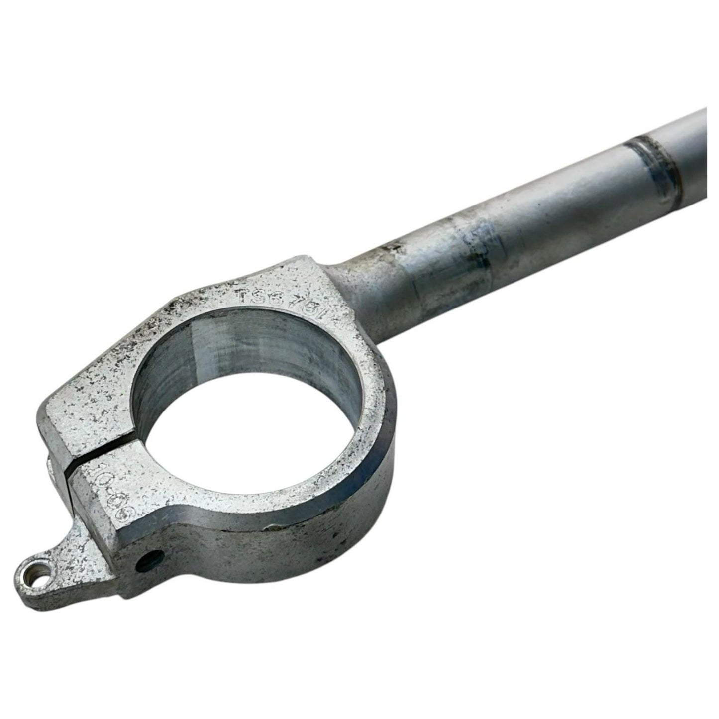 2006 - 2008 TRIUMPH DAYTONA 675 LEFT CLIP ON HANDLEBAR SILVER STRAIGHT TS675L