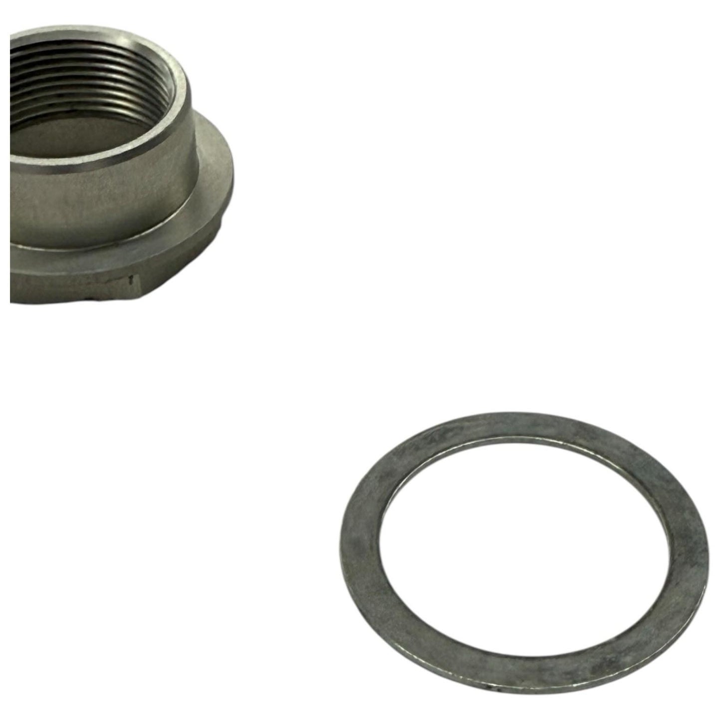 2017 - 2019 DUCATI MONSTER 1200R FRONT AXLE NUT SPACERS WASHER SILVER STOCK