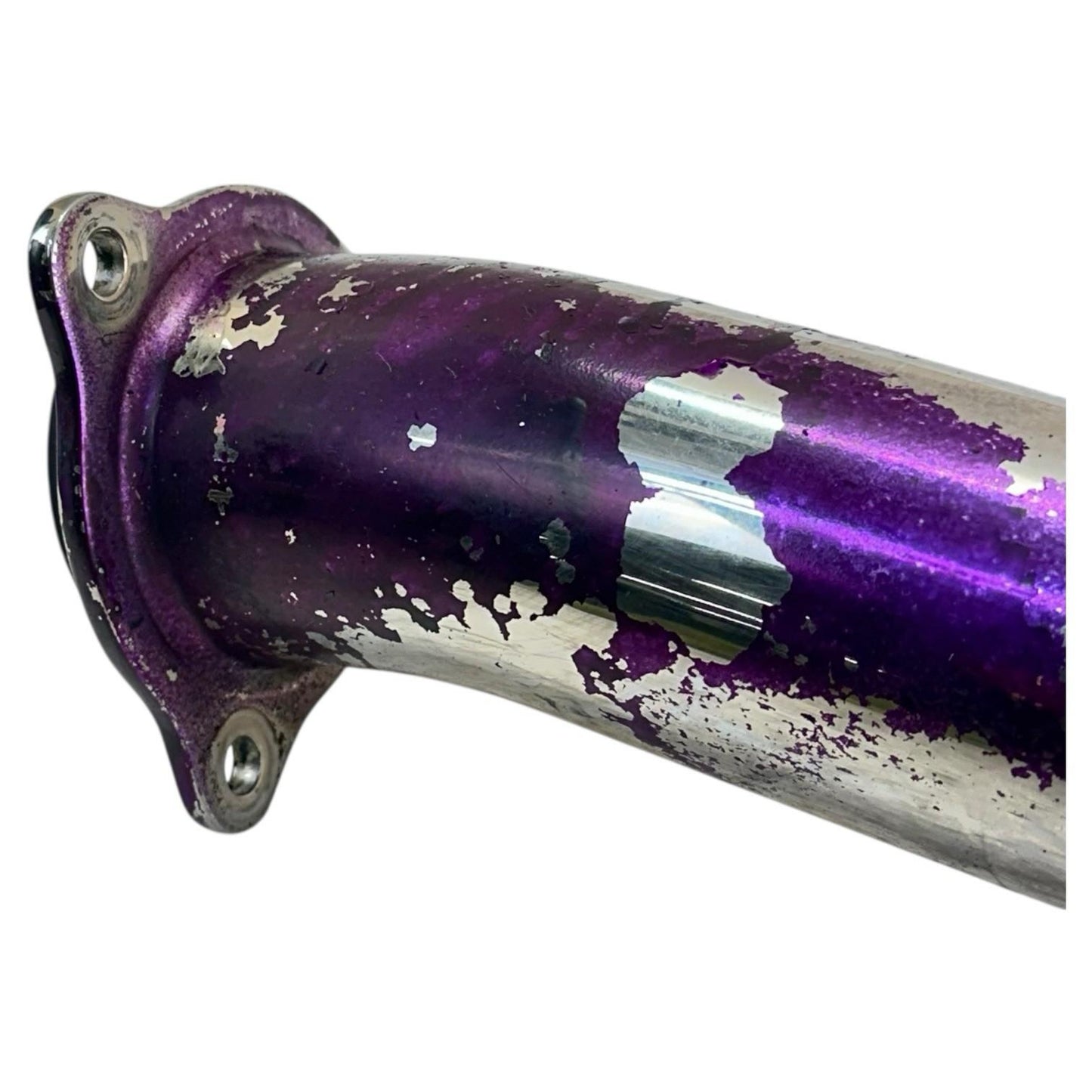 1999 - 2007 SUZUKI HAYABUSA EXHAUST MIDPIPE MUFFLER MIDDLE PIPE *DENTED/STAINED*