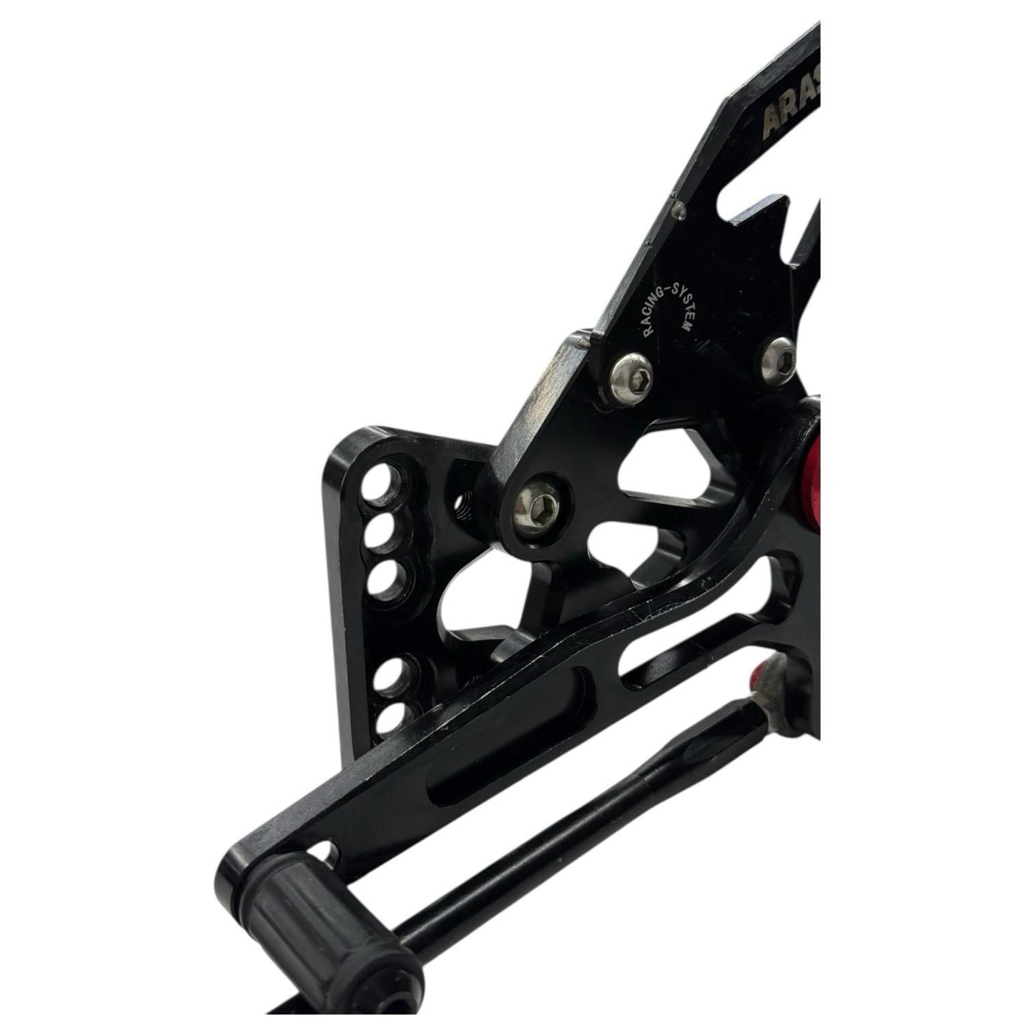 2005 2006 SUZUKI GSXR1000 ARASHI REARSETS LEFT RIGHT HEEL GUARD FOOT PEGS REAR