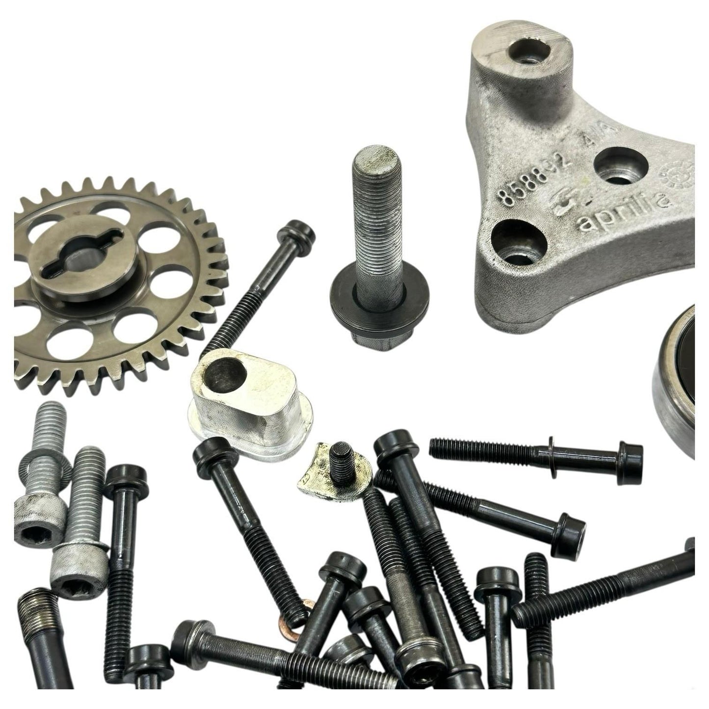 2015 2016 APRILIA RSV4 ENGINE BOLTS SCREWS GEAR BRACKET MOTOR PARTS SET HARDWARE