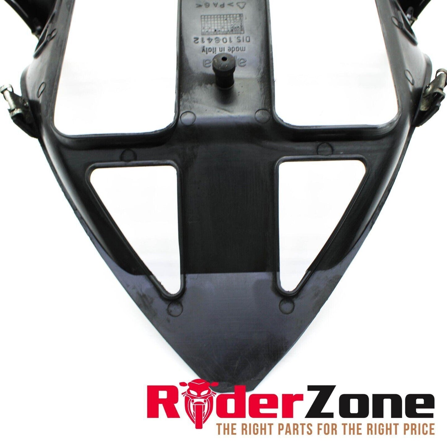 2004 - 2008 APRILIA RSV1000R INNER FAIRING V FRONT LOWER BLACK STOCK DIS.106412