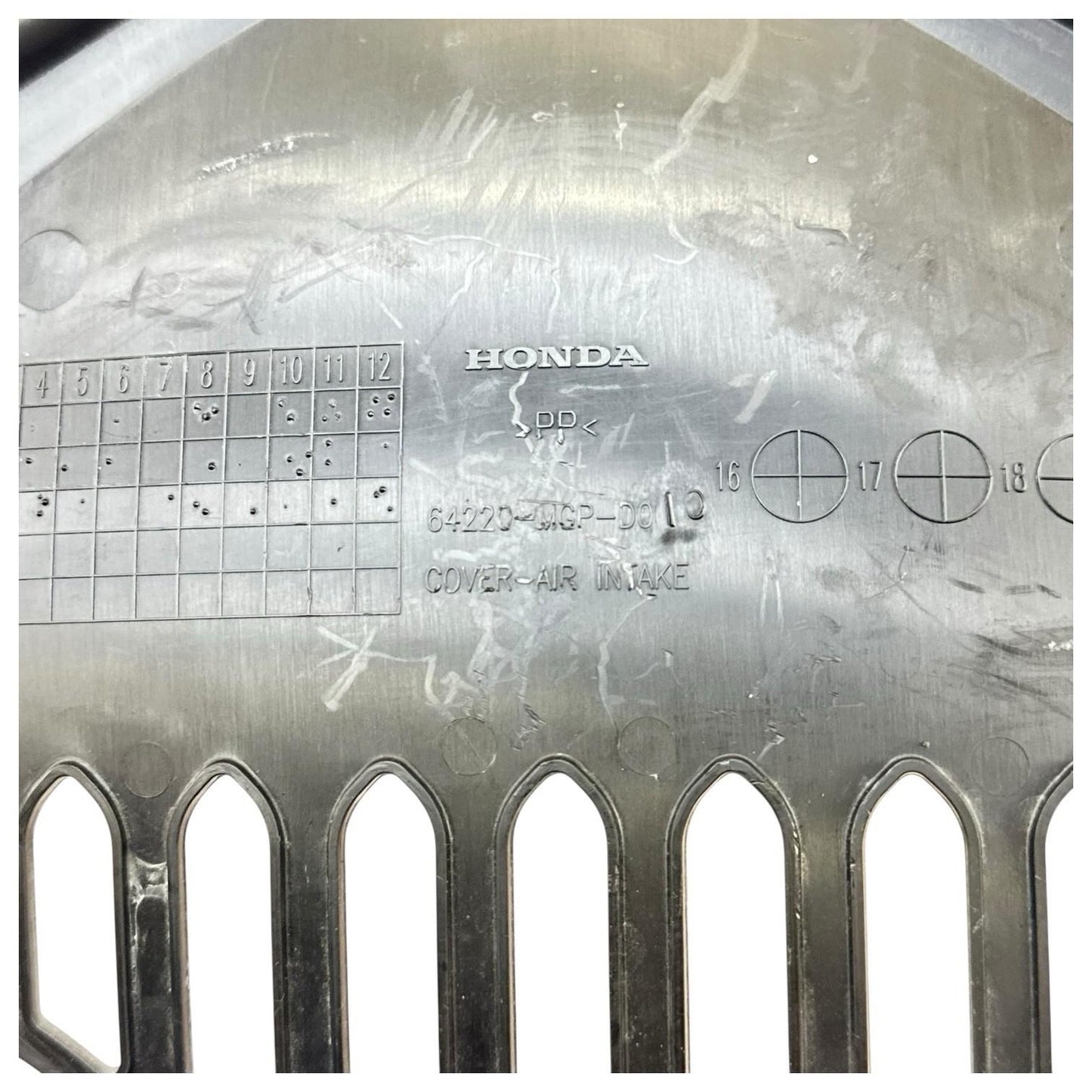 2014 - 2016 HONDA CBR1000RR SP AIR INTAKR COVER PLASTIC PANEL BLACK STOCK OEM