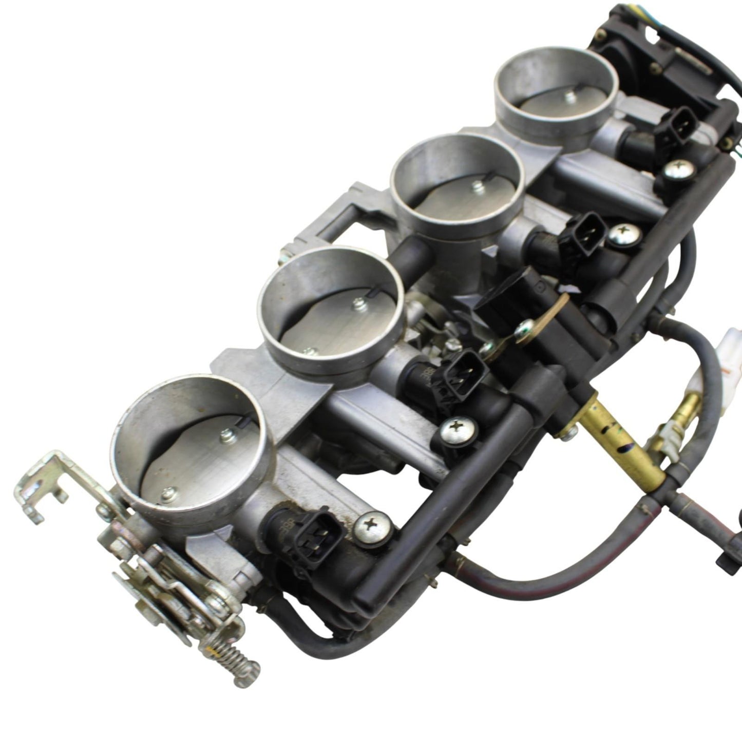 2005 2006 SUZUKI GSXR 1000 THROTTLE BODY MAIN FUEL INJECTORS BODIES ELECTRICAL