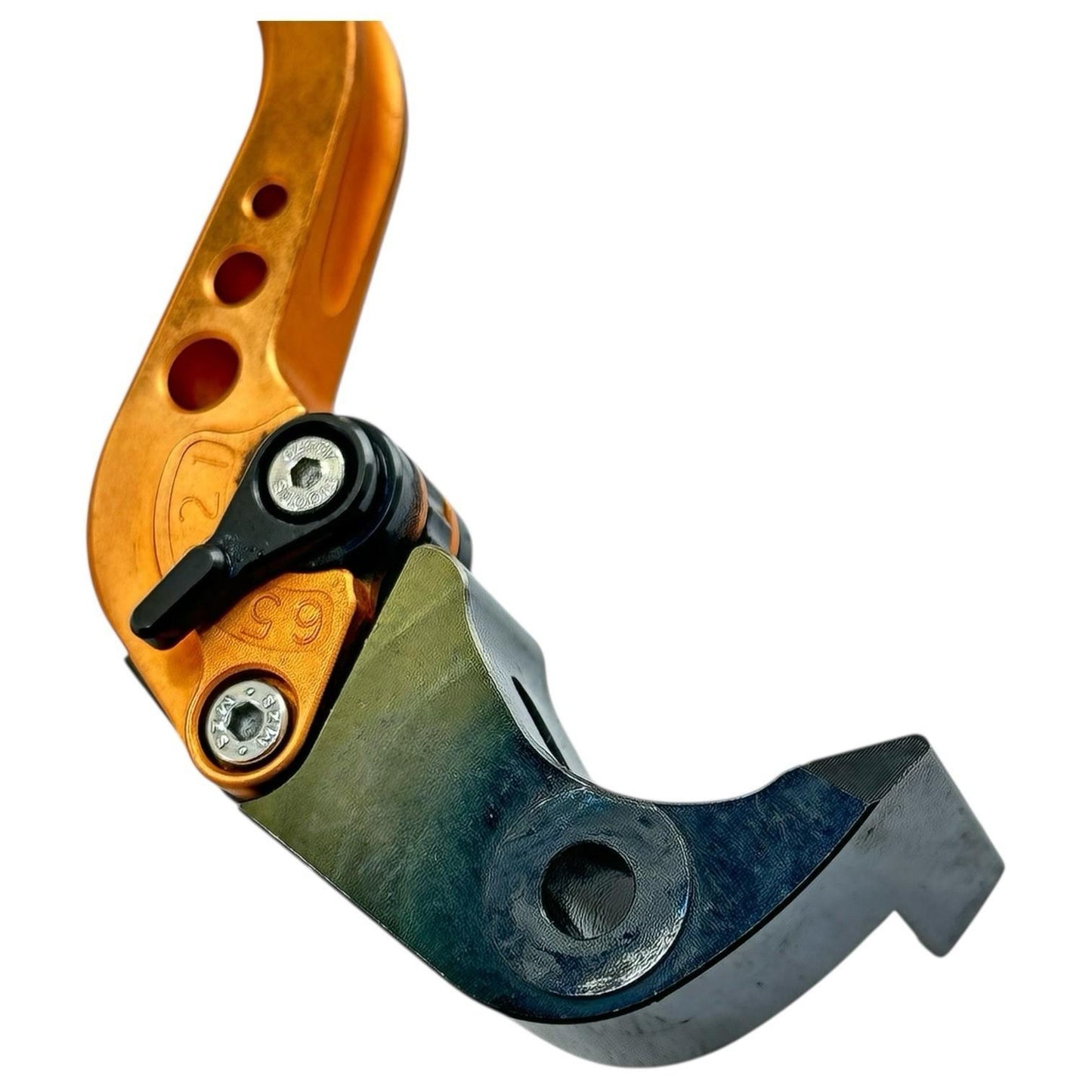 2007 2008 SUZUKI GSXR 1000 FRONT LEVERS CLUTCH BRAKE RIGHT LEFT SET ORANGE