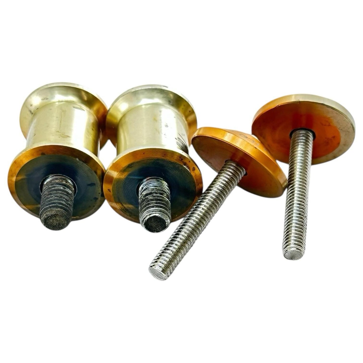 2007 2008 SUZUKI GSXR 1000 SWINGARM SPOOLS SET BOLTS SCREWS HARDWARE *SCUFFED*