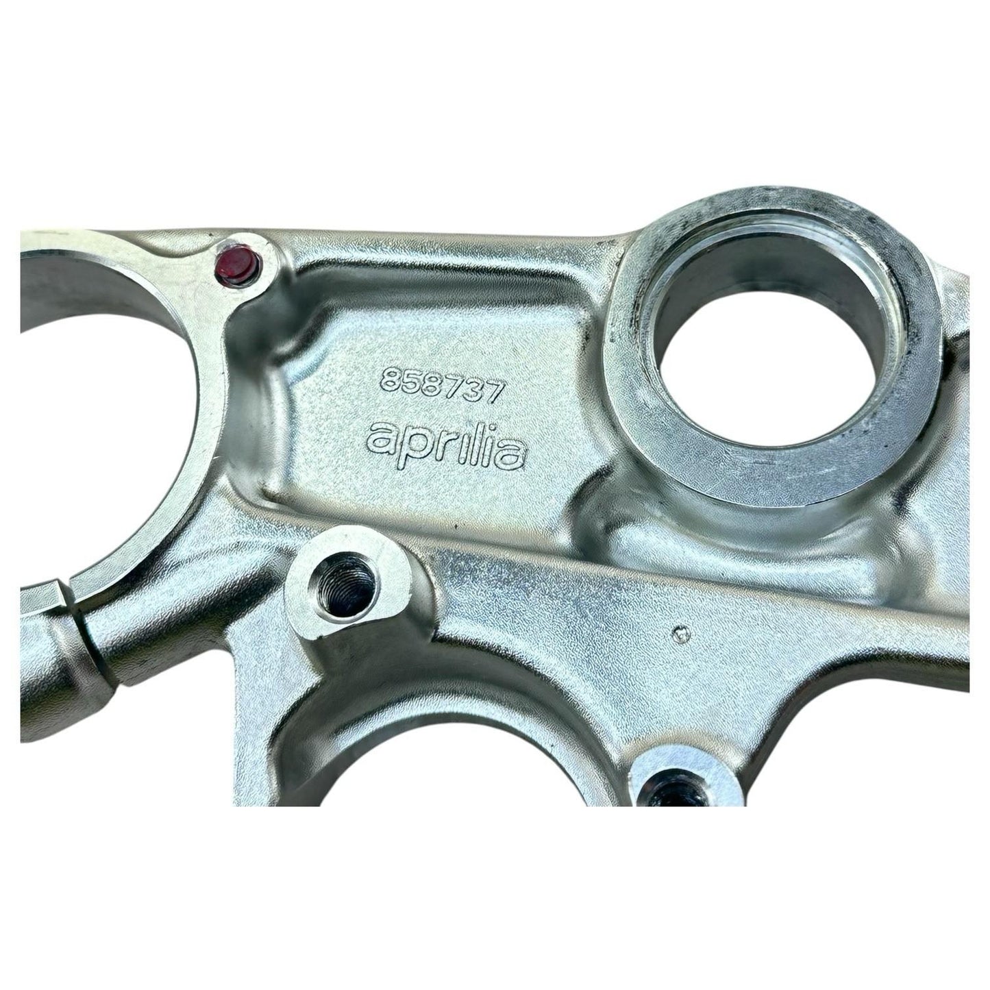 2015 2016 APRILIA RSV4 RF FORK CLAMP UPPER TRIPLE TREE FRONT SUSPENION STOCK OEM