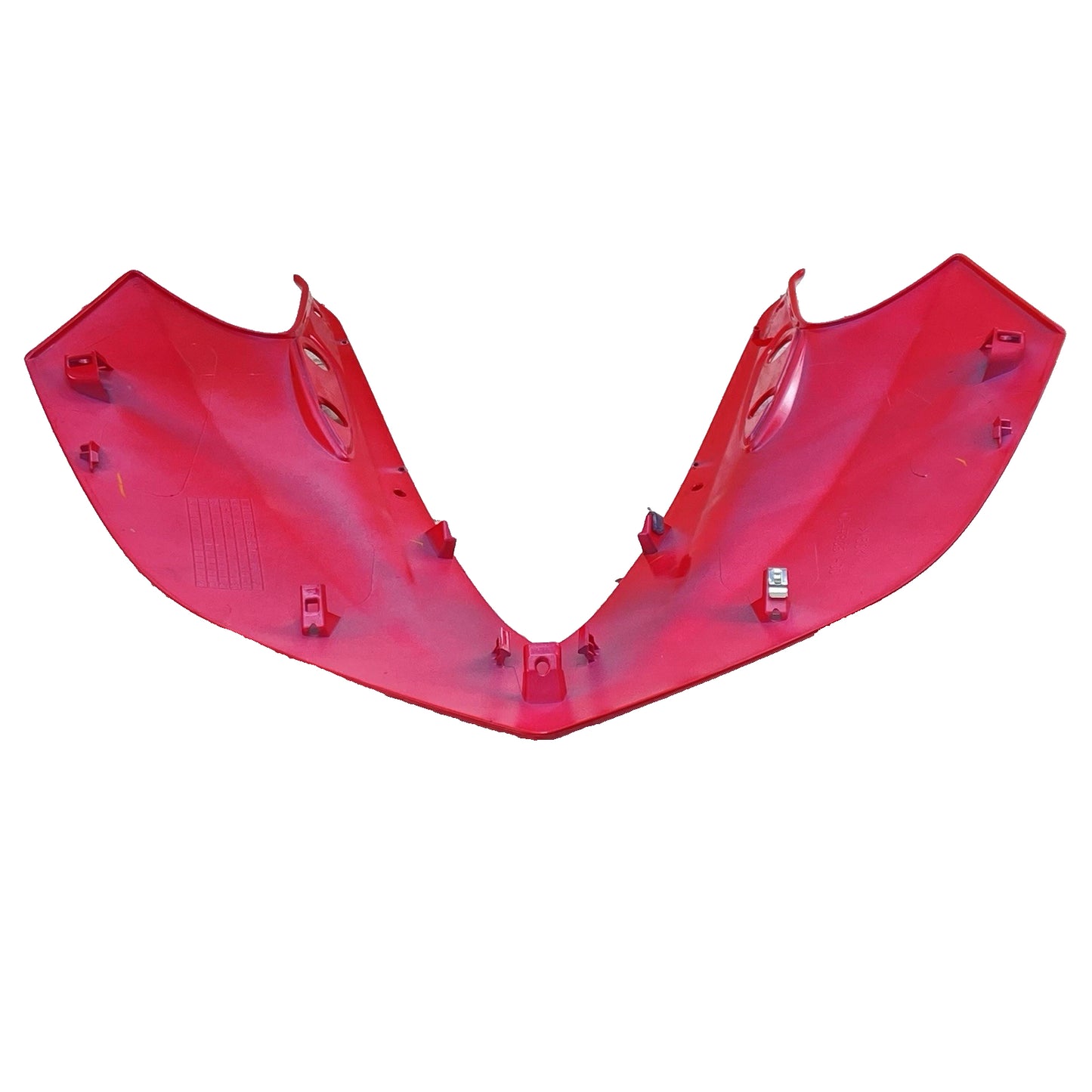 2015 - 2021 YAMAHA YZF R3 FRONT NOSE FAIRING COWL TRIM PLASTIC RED STOCK OEM