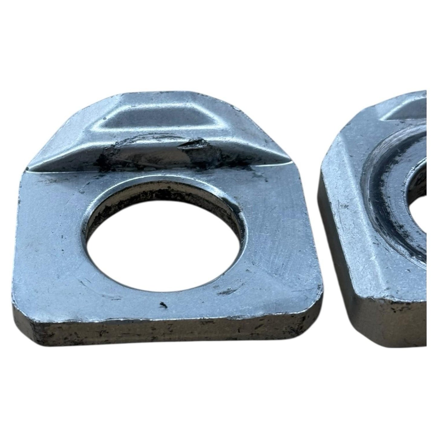 2006 2007 SUZUKI GSXR 600 GSXR 750 REAR AXLE BLOCKS CHAIN ADJUSTER STOCK SILVER