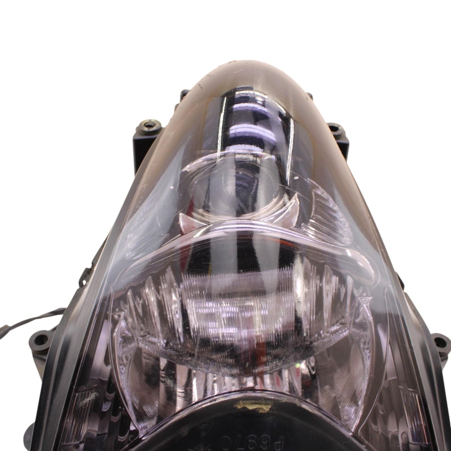 2008 - 2018 SUZUKI HAYABUSA HEADLIGHT HEAD LAMP LIGHT BLACK STOCK *GOOD TABS*