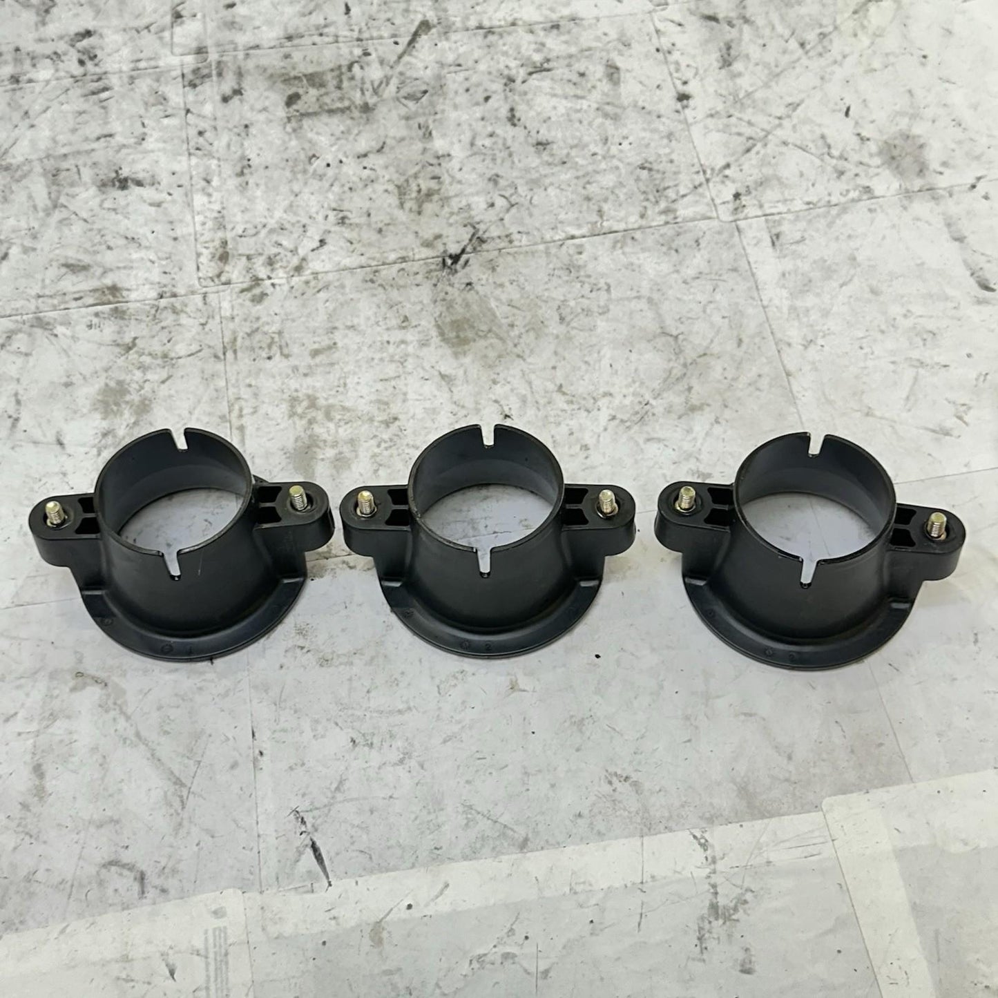 2013 - 2017 TRIUMPH DAYTONA 675 AIRBOX VELOCITY STACKS TRUMPETS SET STOCK OEM