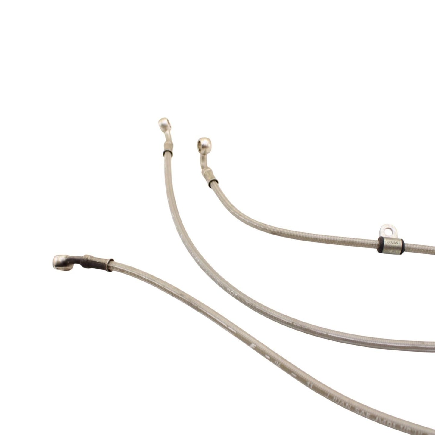 2009 - 2012 TRIUMPH DAYTONA 675R BRAKE LINES SET STEEL BRAIDED FRONT REAR 675