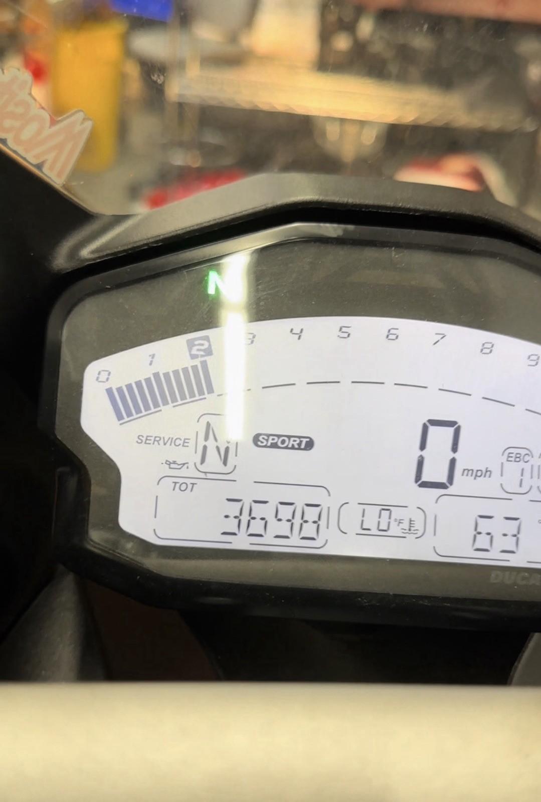 2018 - 2024 DUCATI PANIGALE V4S SPEEDOMETER INSTRUMENT CLUSTER DASH GUAGES 3700K