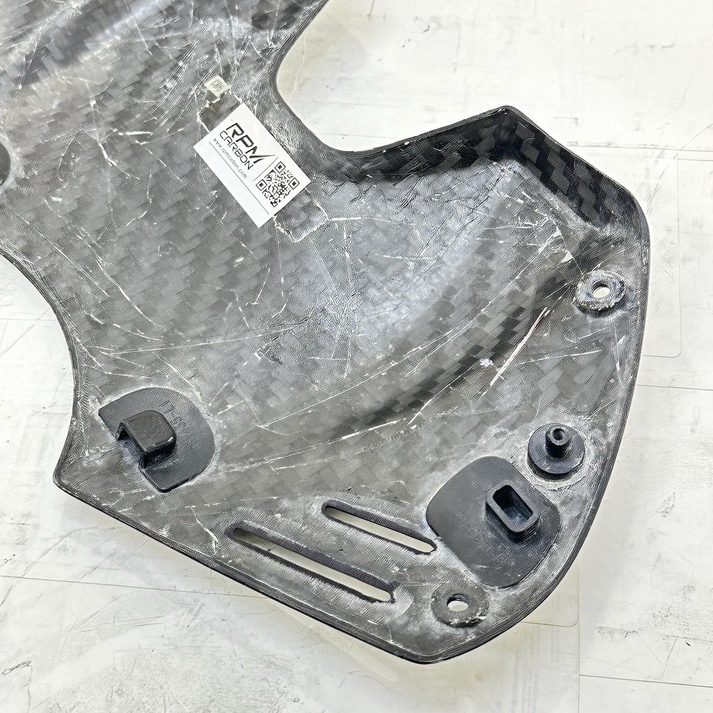 2018 - 2024 DUCATI PANIGALE V4S BATTERY COVER FAIRING COWL CARBON FIBER *SCUFFS*