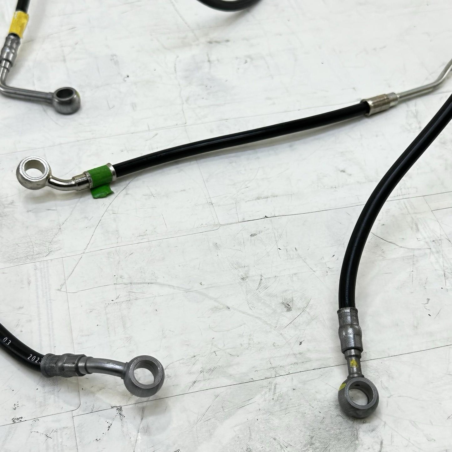 2018 - 2024 DUCATI PANIGALE V4S BRAKE LINES FRONT REAR HOSES PIPES SET STOCK