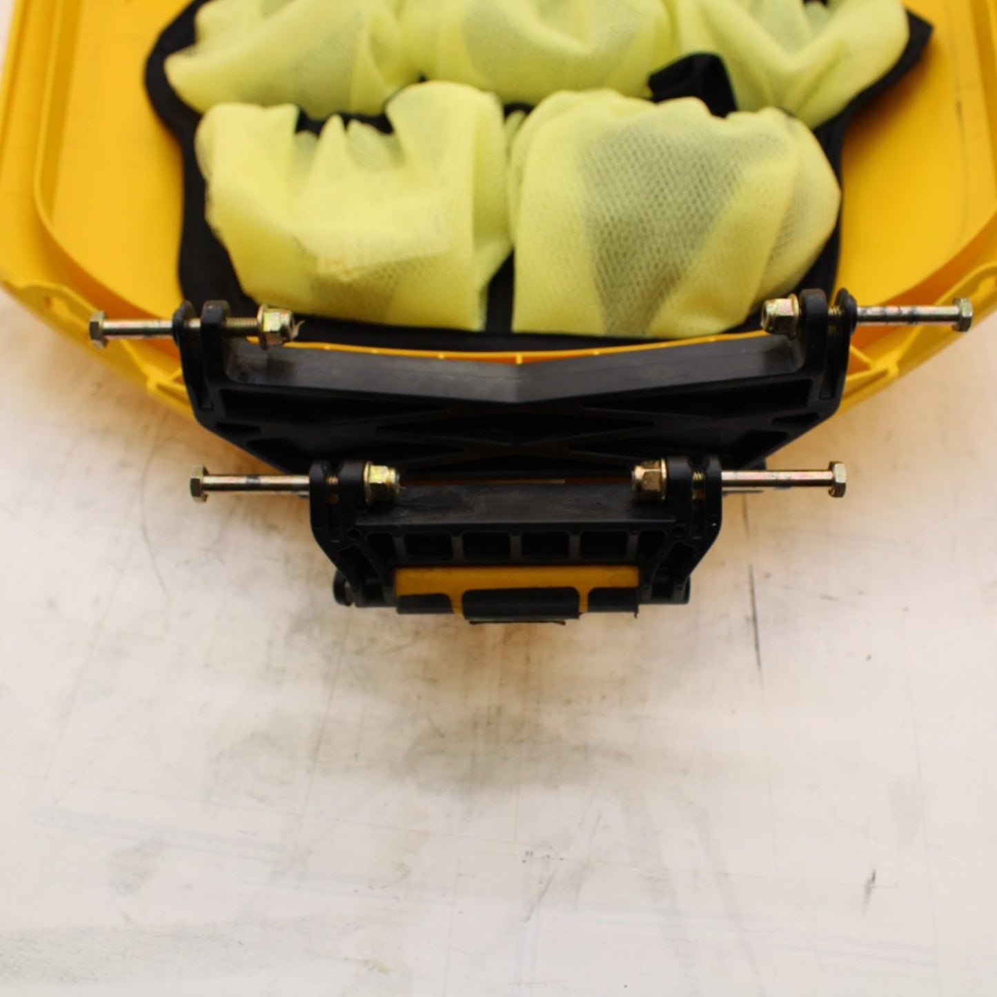 2008 CAN-AM SPYDER RS 990 FRONT HOOD TRUNK LUGGAGE LID COVER RED YELLOW STOCK