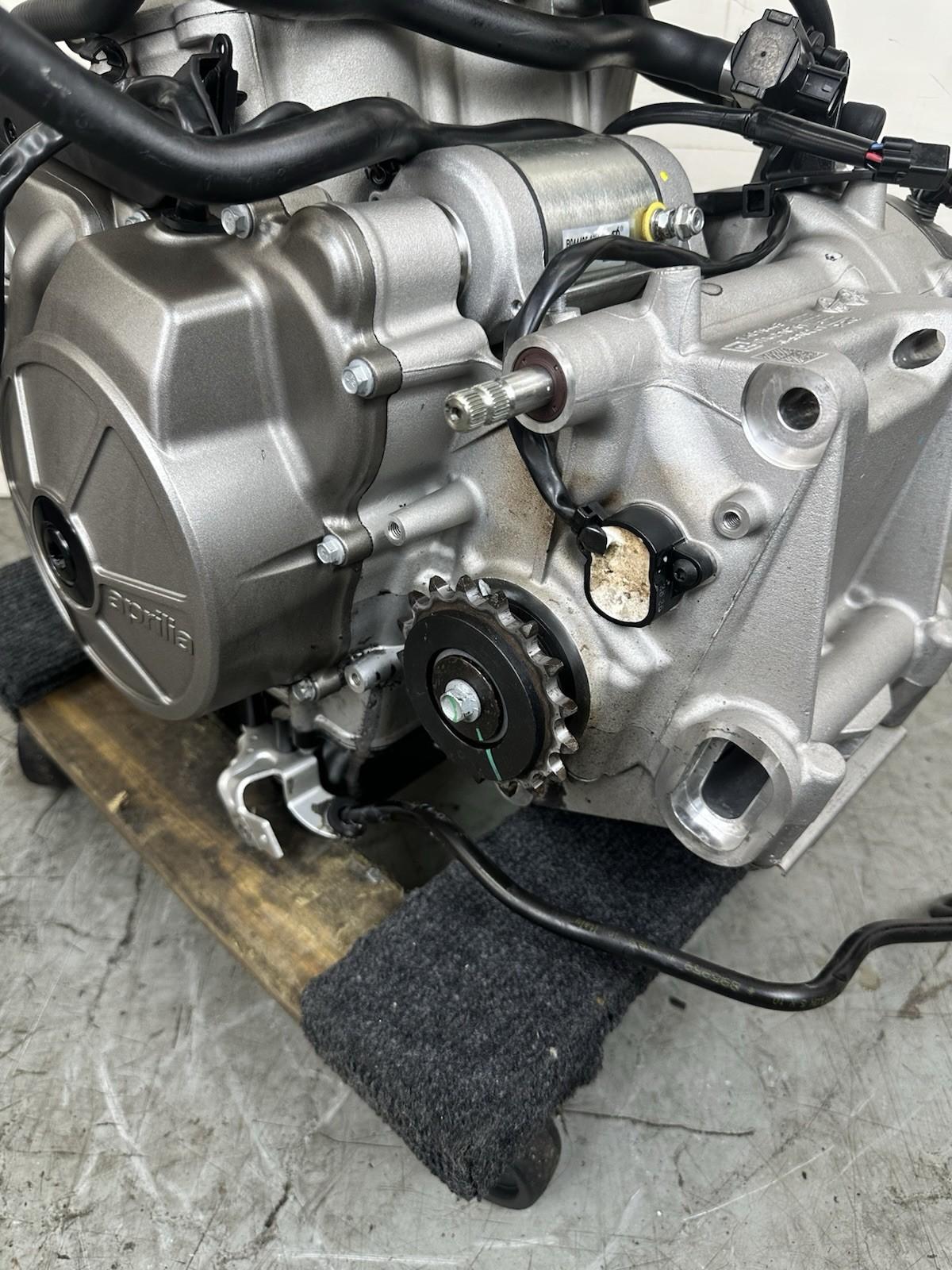 2020 - 2024 APRILIA RS660 ENGINE MOTOR COMPLETE STOCK *TESTED GOOD COMPRESSION*
