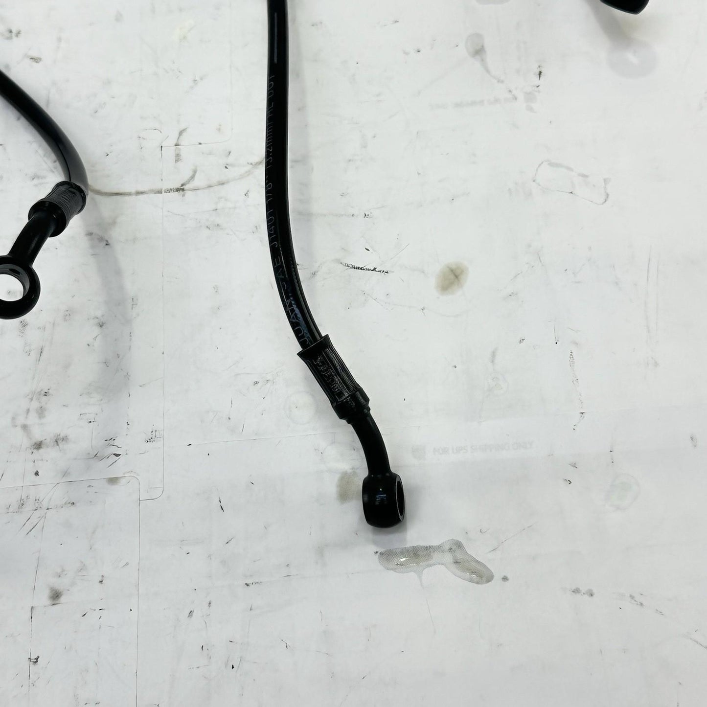 2021 - 2026 APRILIA RS 660 ABS BRAKE LINES HOSES FRONT REAR SET BLACK STOCK