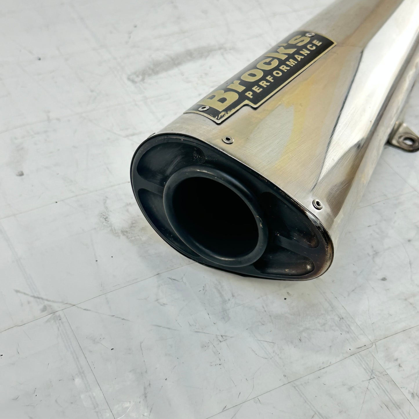 1999 - 2007 SUZUKI HAYABUSA EXHAUST MUFFLER PIPE BROCK'S PERFORMANCE
