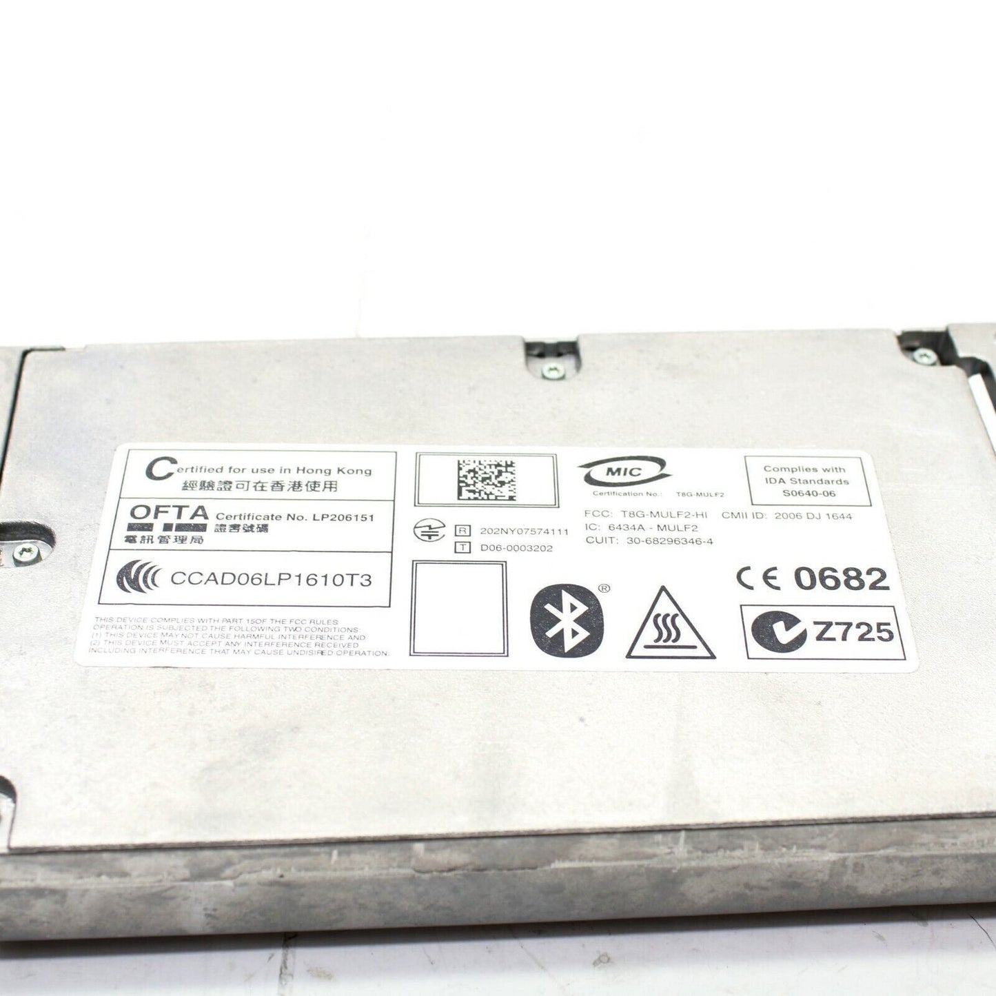 2009 - 2011 BMW X5 E70 BLUETOOTH MODULE COMMUNICATION IHIGH BASIS NTERFACE STOCK