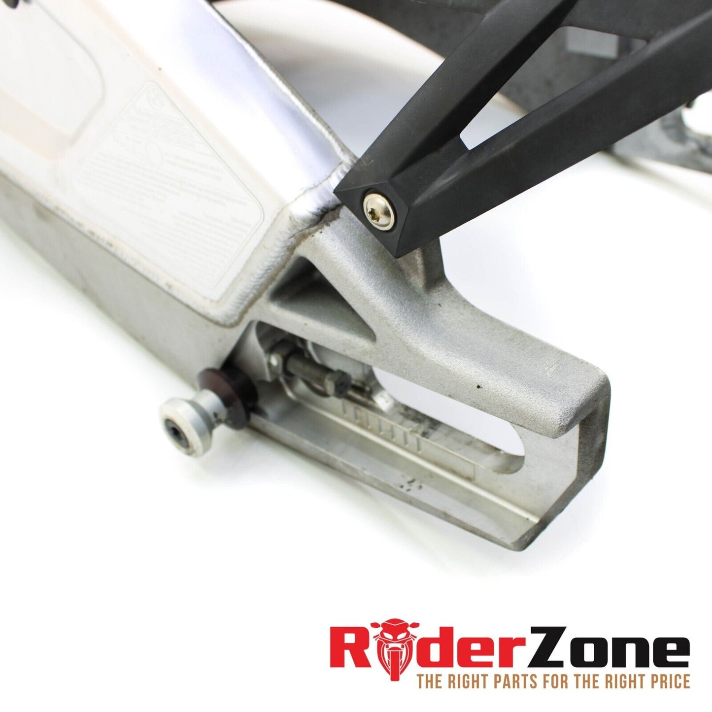 10 - 14 BMW S1000RR TOPE DE BASCULANTE GUÍA DESLIZANTE PROTECTOR DE CADENA GUARDABARROS TRASERO PLATA